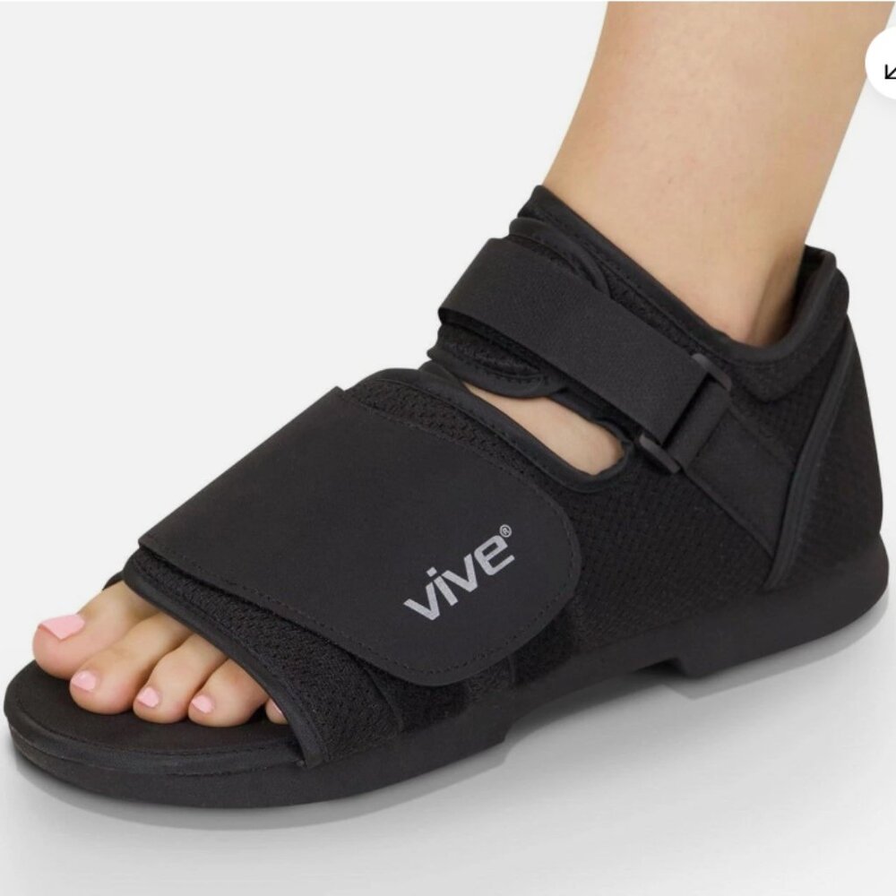 NEW Vive Post Op Shoe Rounded Toe Fracture Medical Shoe for Women & Men Medium